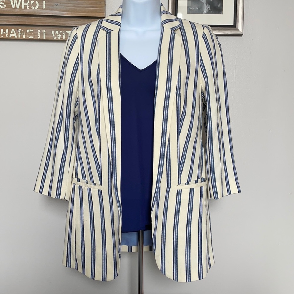 Express Striped Blazer